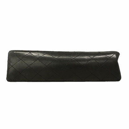 Chanel Shoulder Bag Quilted Lambskin Black Gold — view 3