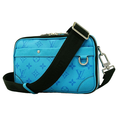 Louis Vuitton Shoulder Bag Taigarama Blue