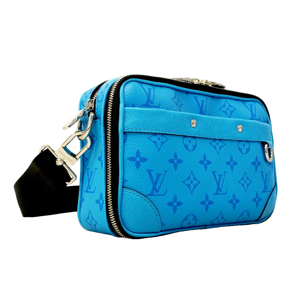 Louis Vuitton Shoulder Bag Taigarama Blue — view 2