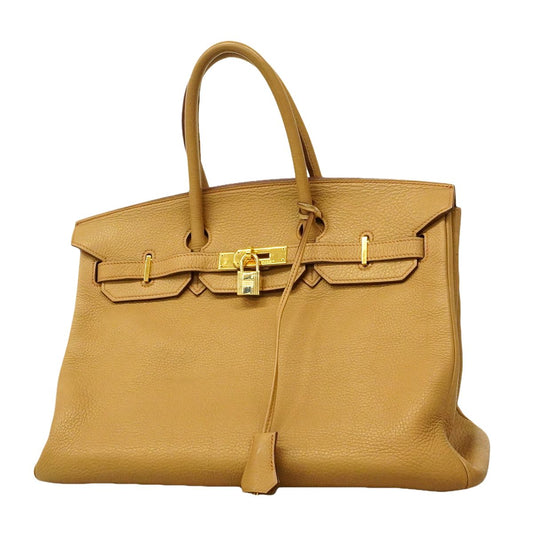 Hermes Handbag Birkin 35 Togo Gold