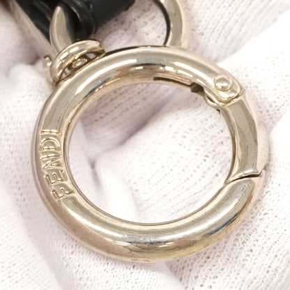 Fendi Key Holder Charm Montstar Fur Yellow Silver — view 5