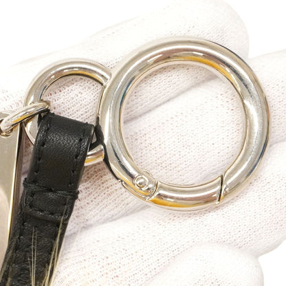 Fendi Key Holder Charm Montstar Fur Yellow Silver — view 6