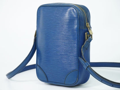 Louis Vuitton LV Danube Epi Leather Shoulder Bag Pochette Blue Second — view 2