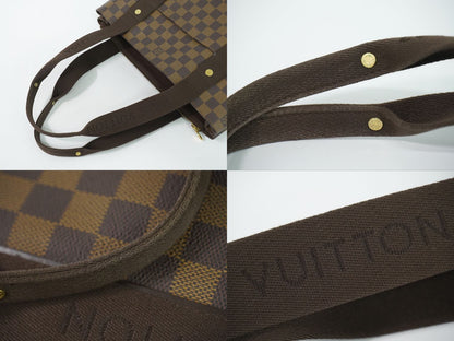 Louis Vuitton LV Cabas Beaubourg Damier Ebene Tote Brown Second — view 6