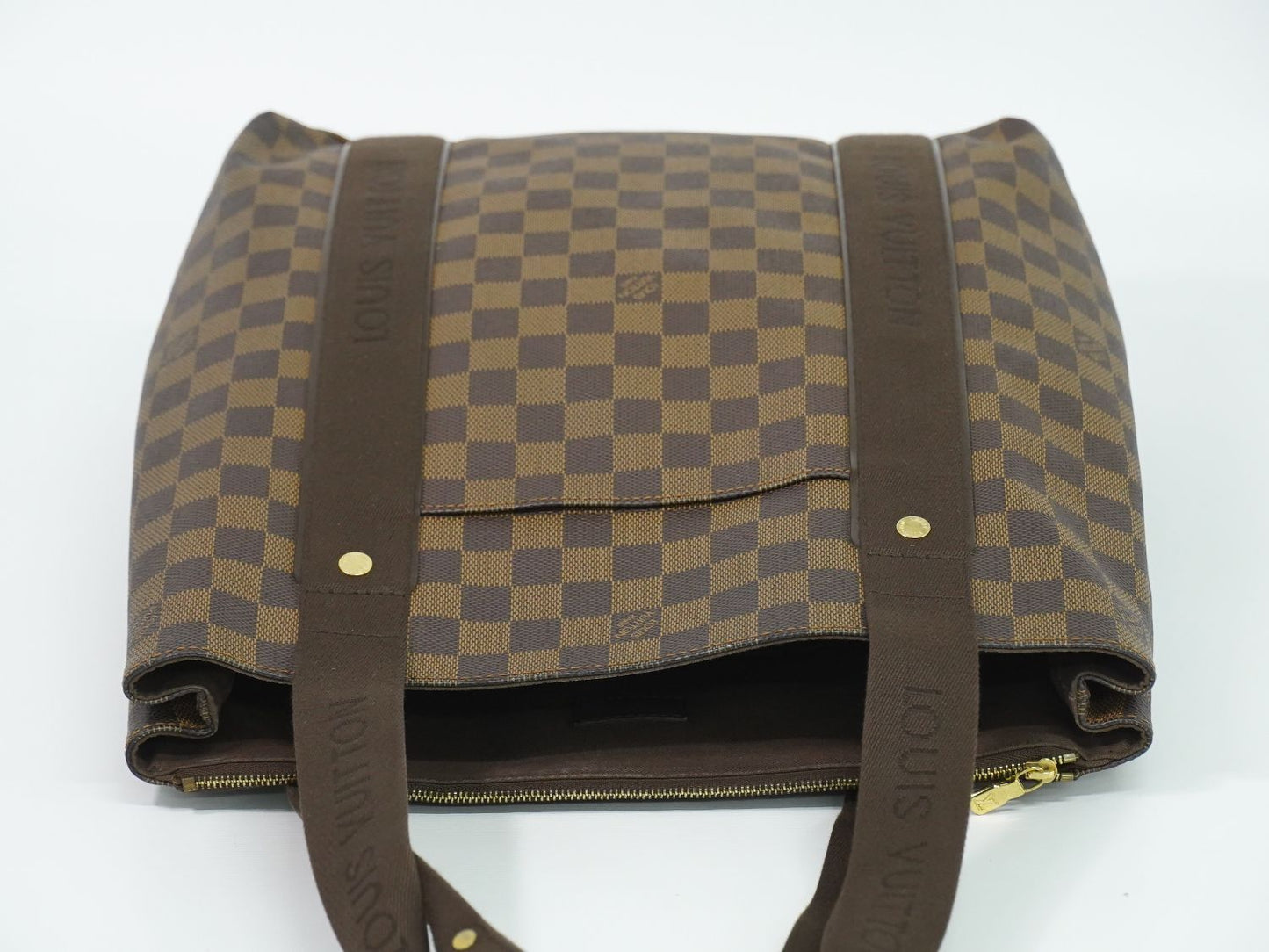 Louis Vuitton LV Cabas Beaubourg Damier Ebene Tote Brown Second — view 5