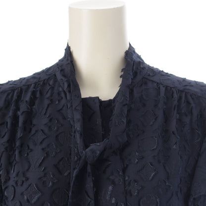 Louis Vuitton Monogram Bowtie Mini Dress Navy 38 — view 5