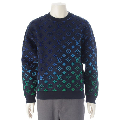 Louis Vuitton Cotton Gradient Monogram Sweatshirt Blue Navy
