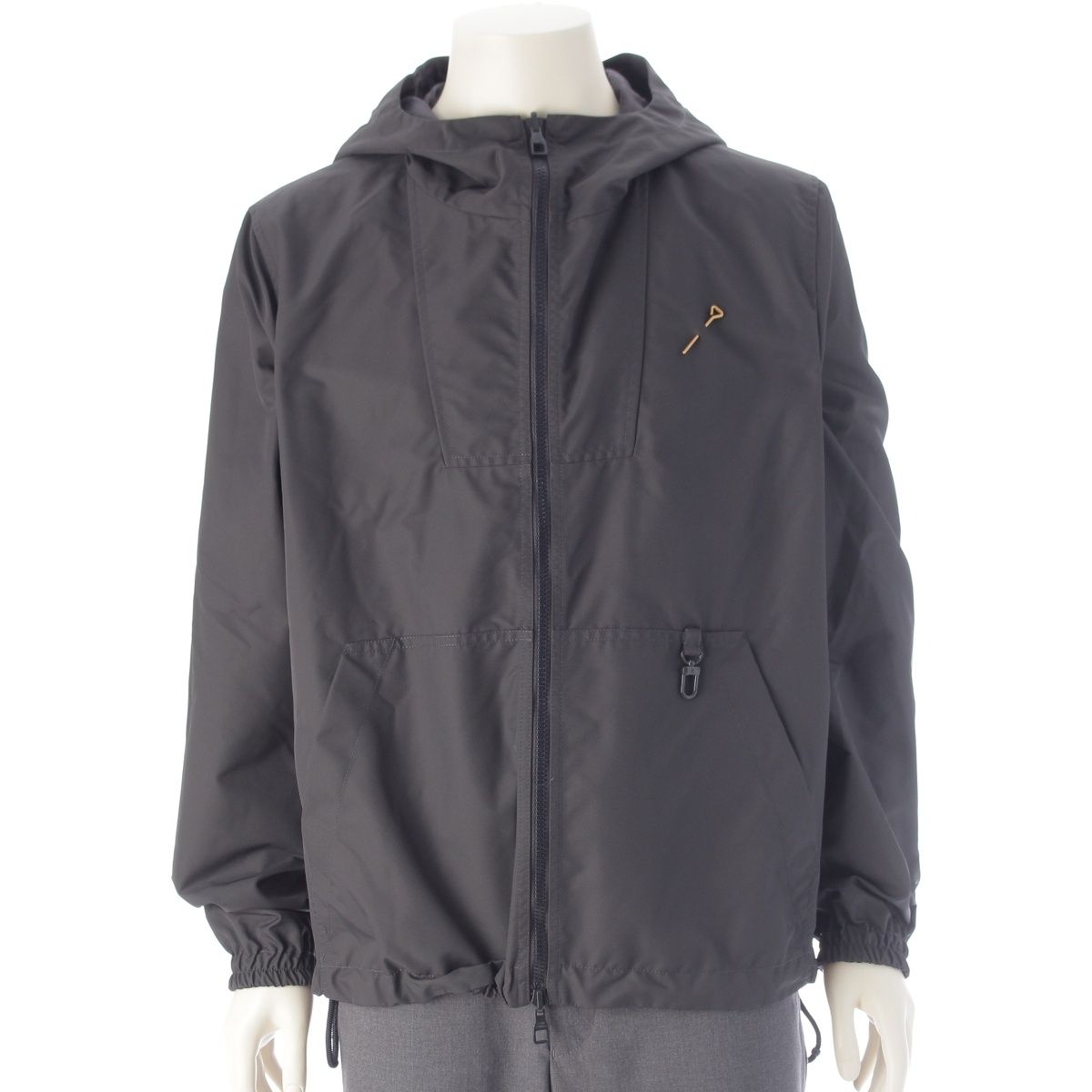 Louis Vuitton Nylon Monogram Reversible Jacket Black Gray 46 — view 5