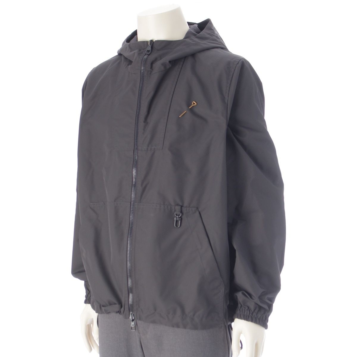 Louis Vuitton Nylon Monogram Reversible Jacket Black Gray 46 — view 6