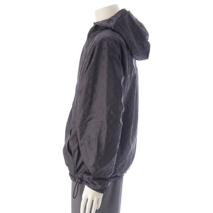 Louis Vuitton Nylon Monogram Reversible Jacket Black Gray 46 — view 3