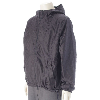 Louis Vuitton Nylon Monogram Reversible Jacket Black Gray 46 — view 2