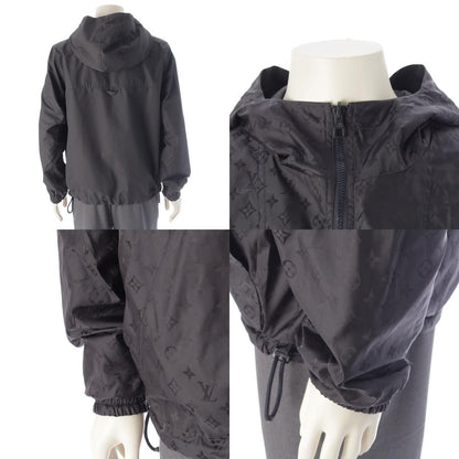 Louis Vuitton Nylon Monogram Reversible Jacket Black Gray 46 — view 8