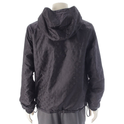 Louis Vuitton Nylon Monogram Reversible Jacket Black Gray 46 — view 4