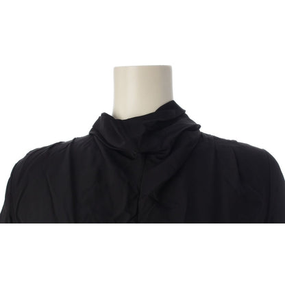 Prada Logo Waist Dress Viscose Black 36 — view 5