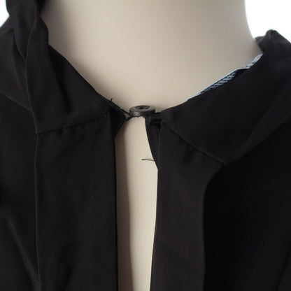Prada Logo Waist Dress Viscose Black 36 — view 7