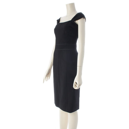 Louis Vuitton Wool by Mark Jacobs Back Zip Dress Black 34 — view 2