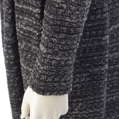 Chanel Tweed Karl Lagerfeld tan Long Dress Gray 34 — view 7
