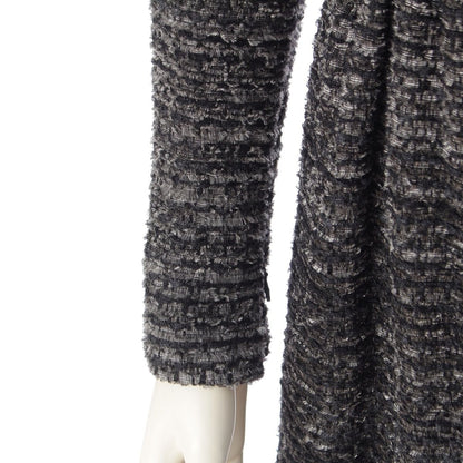 Chanel Tweed Karl Lagerfeld tan Long Dress Gray 34 — view 6