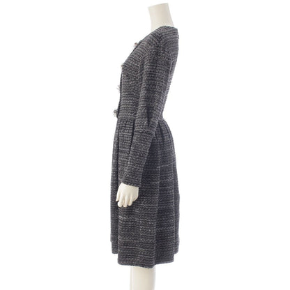 Chanel Tweed Karl Lagerfeld tan Long Dress Gray 34 — view 3