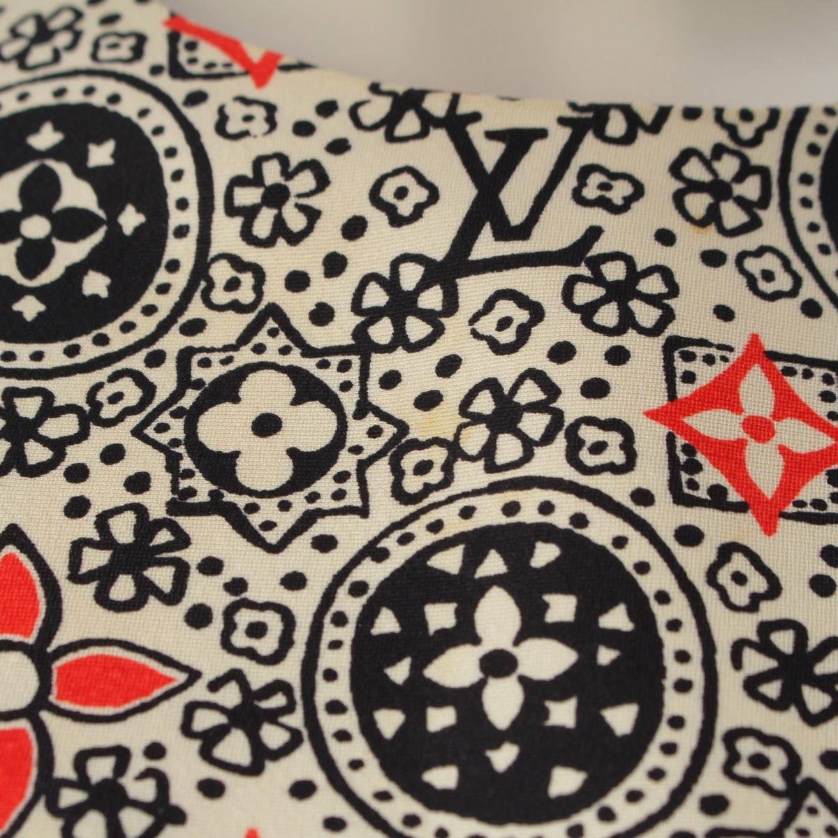 Louis Vuitton Wool Monogram All Over Pattern Short Sleeve French Back — view 8