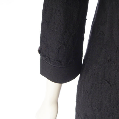 Chanel Wool Scuba Knit Dress Black 34 — view 8