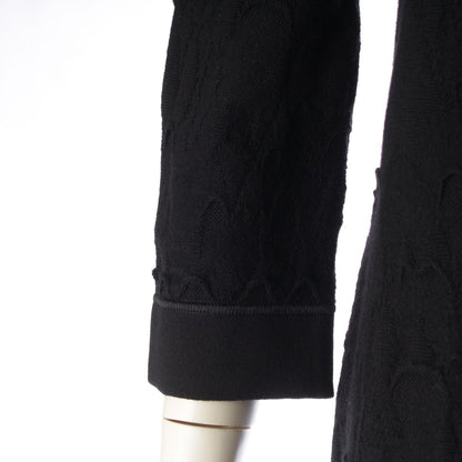 Chanel Wool Scuba Knit Dress Black 34 — view 6