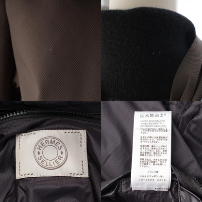 Hermes 23 H'val Val 3way Riding Jacket Darkgreen Black — view 9