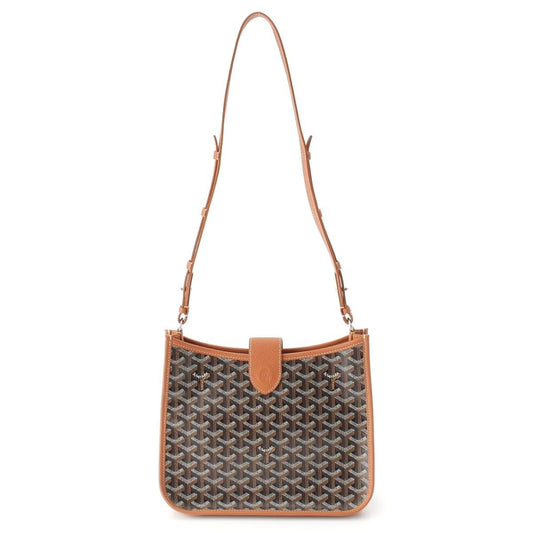 Goyard Musette PM Leather Shoulder Bag Black