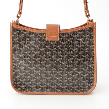 Goyard Musette PM Leather Shoulder Bag Black — view 5