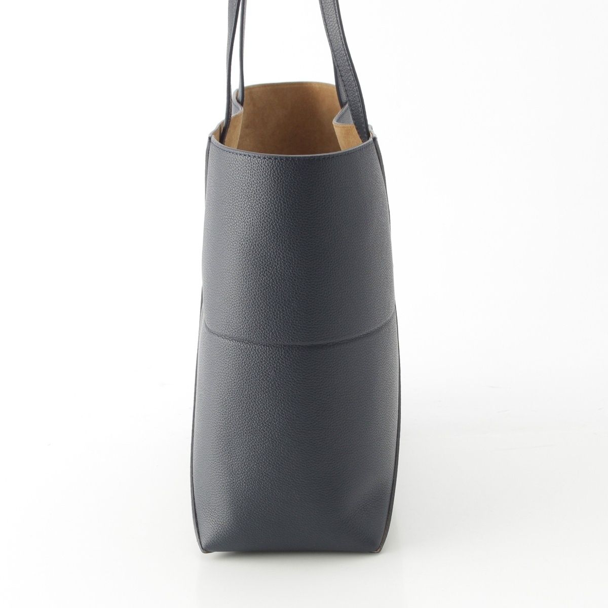 Loewe Puzzle Fold Horizontal Soft Grain Calf Tote Darknavy — view 4