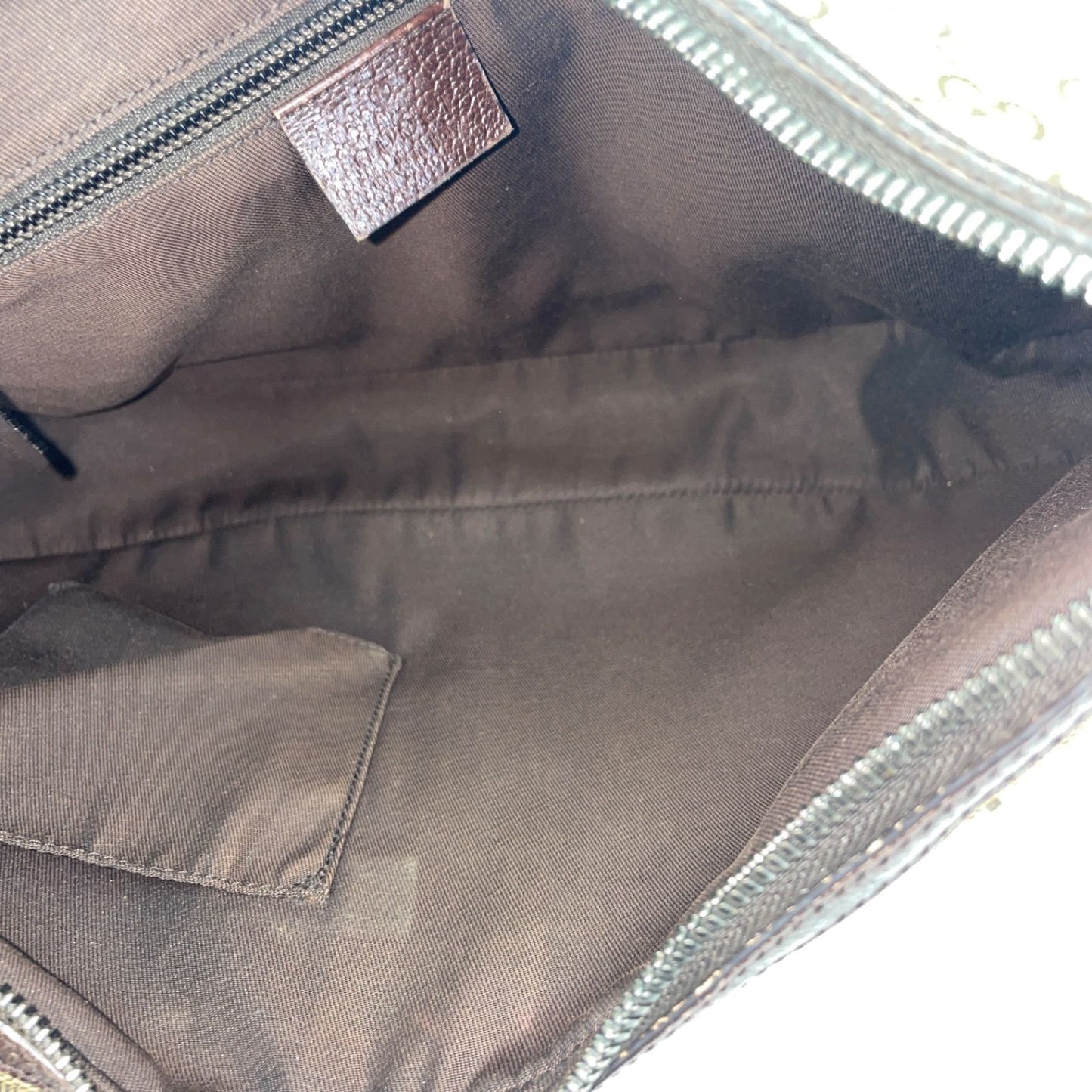 Gucci GG Canvas Shoulder Bag Utility Brown — view 7