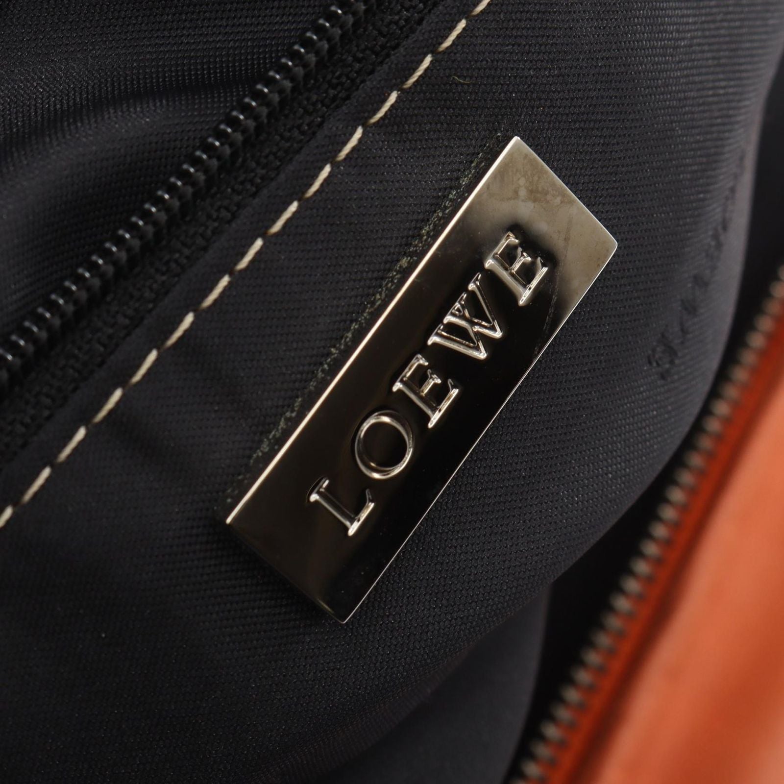 Loewe Handbag Amazona 36 Orange Leather Anagram — view 4