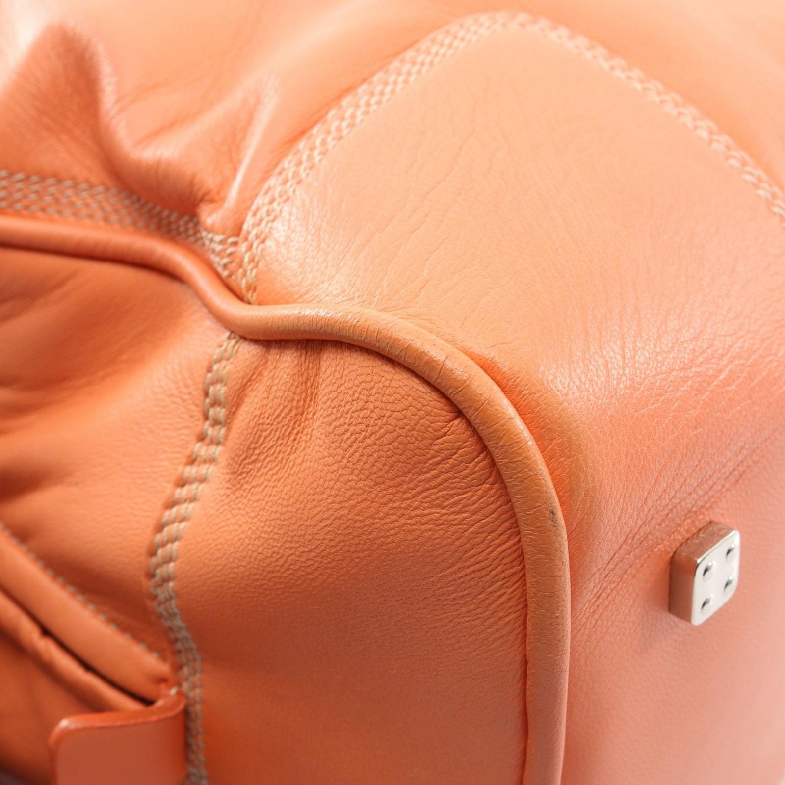 Loewe Handbag Amazona 36 Orange Leather Anagram — view 7