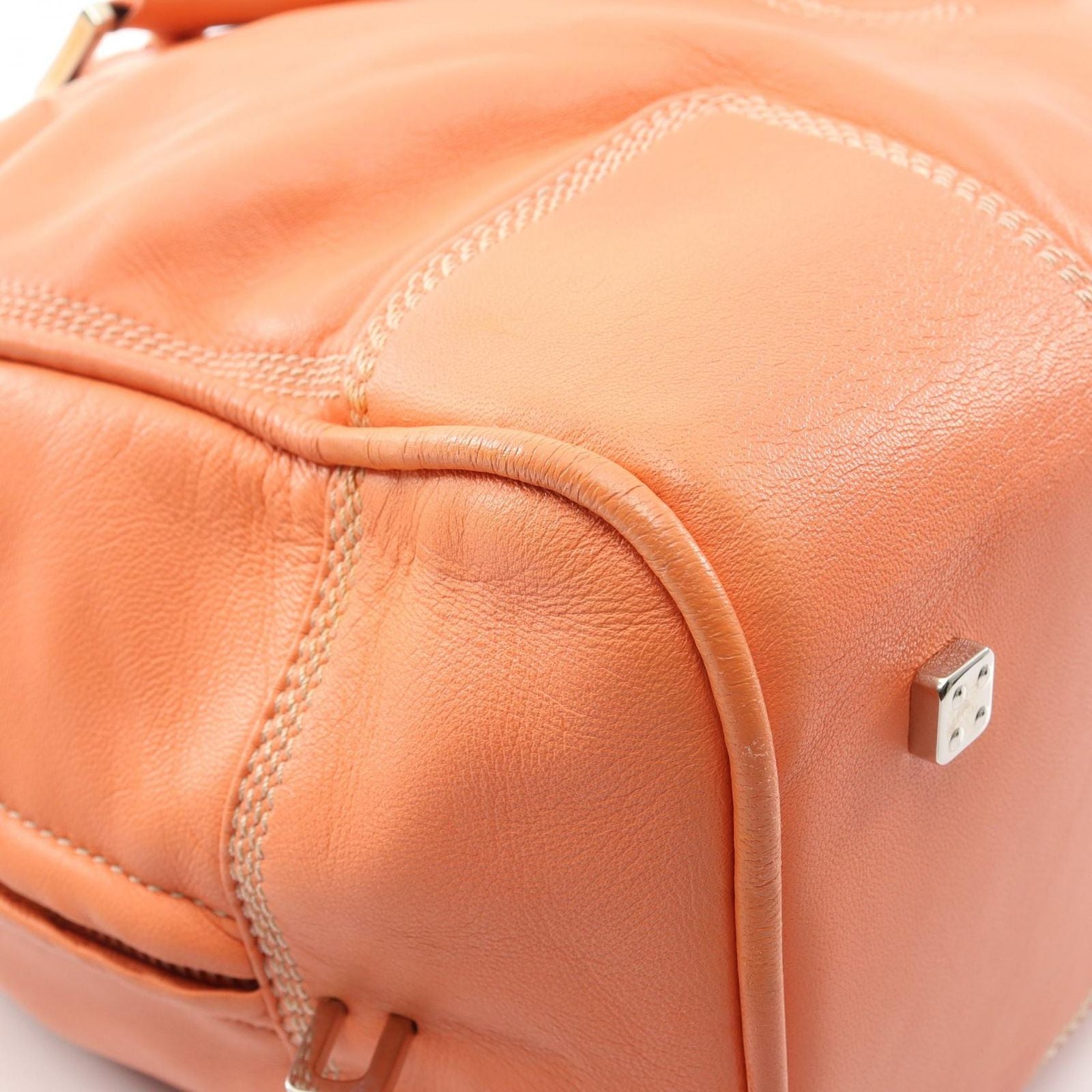 Loewe Handbag Amazona 36 Orange Leather Anagram — view 5