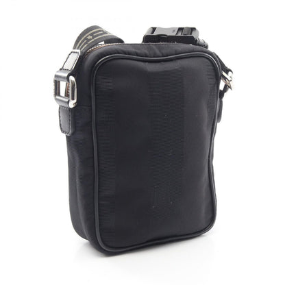 Fendi Shoulder Bag Pecan Black Nylon Leather — view 2