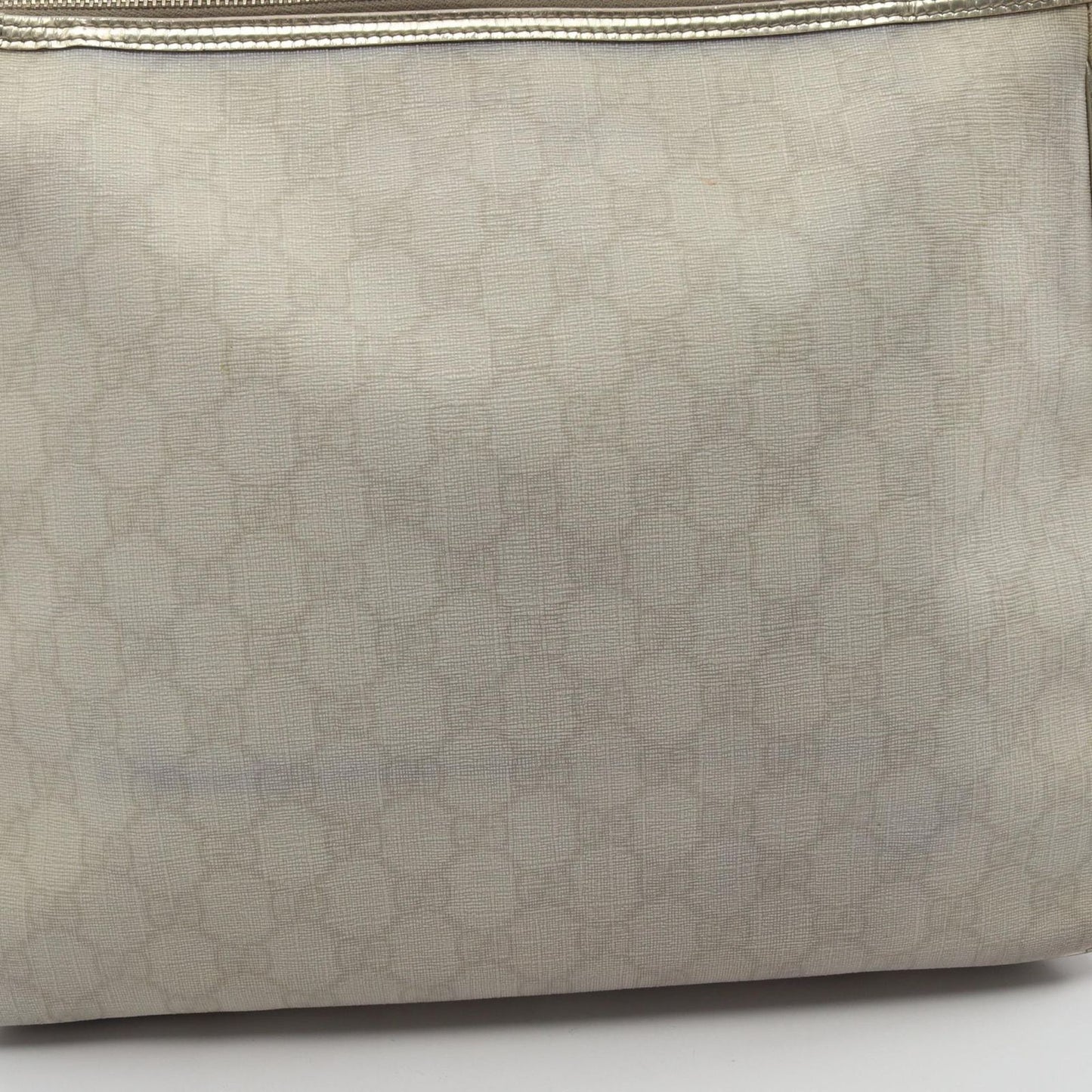Gucci Shoulder Bag GG Supreme Ivory Gold Canvas Leather — view 7
