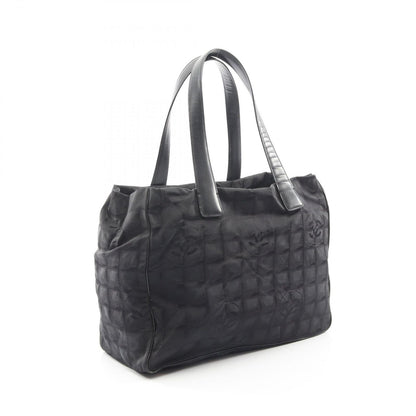 Chanel Tote New Travel Line MM Black Leather New MM — view 2