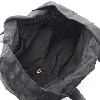 Chanel Tote New Travel Line MM Black Leather New MM — view 3