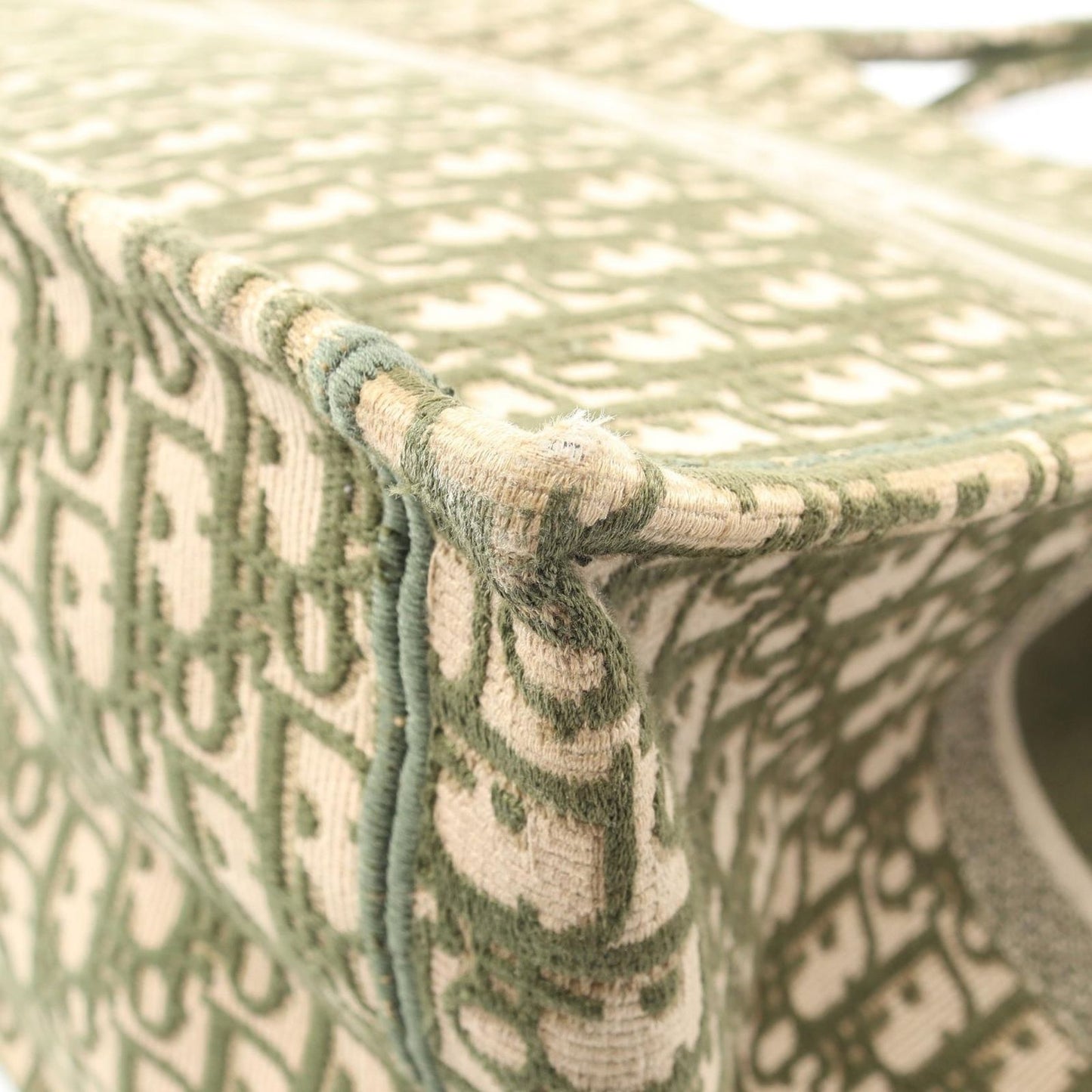 Dior Tote Abcdior Book Large Oblique Olive Canvas — view 6