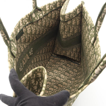 Dior Tote Abcdior Book Large Oblique Olive Canvas — view 3