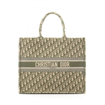Dior Tote Abcdior Book Large Oblique Olive Canvas