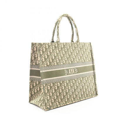 Dior Tote Abcdior Book Large Oblique Olive Canvas — view 2