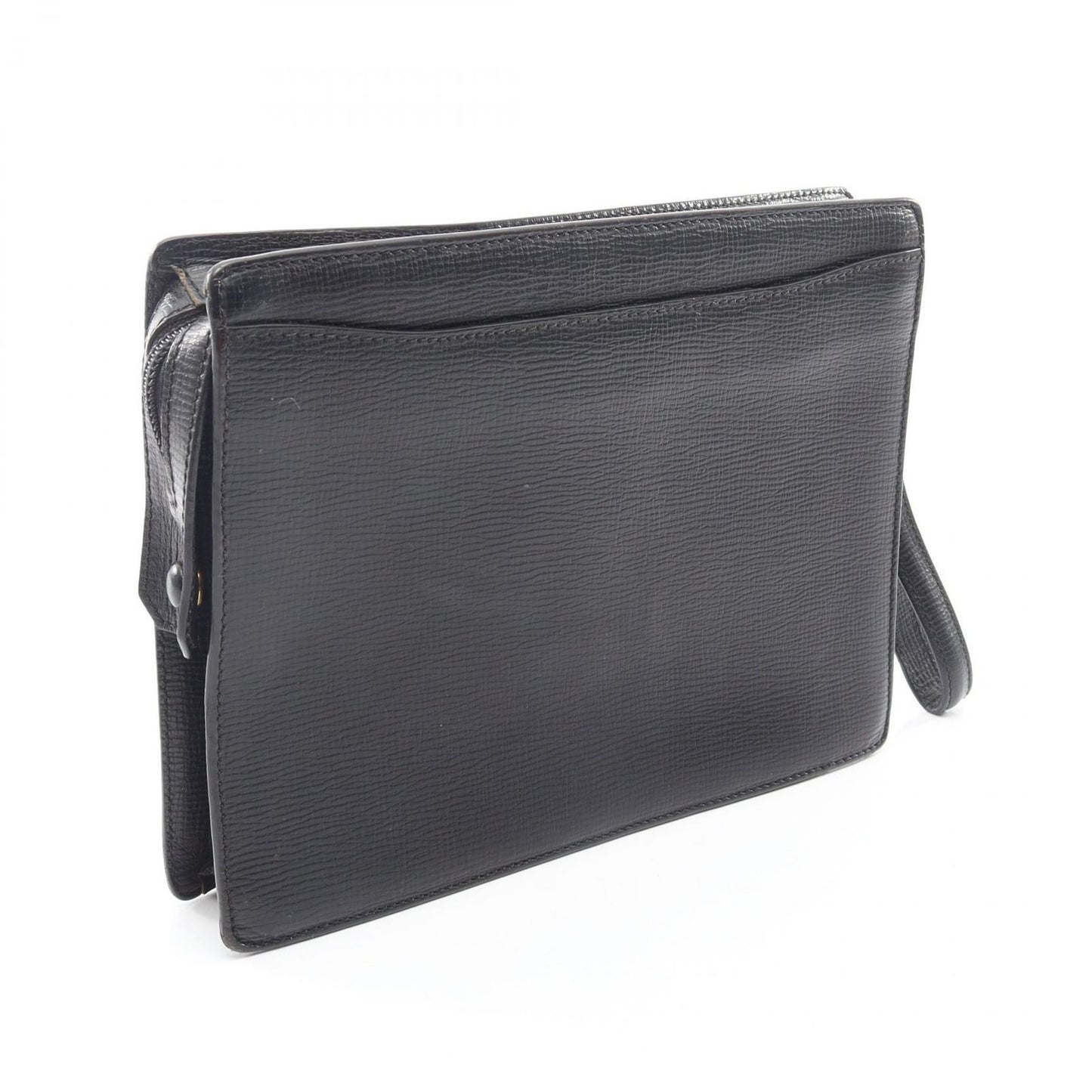 Loewe Clutch Anagram Black Leather — view 2