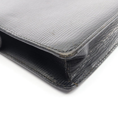 Loewe Clutch Anagram Black Leather — view 8