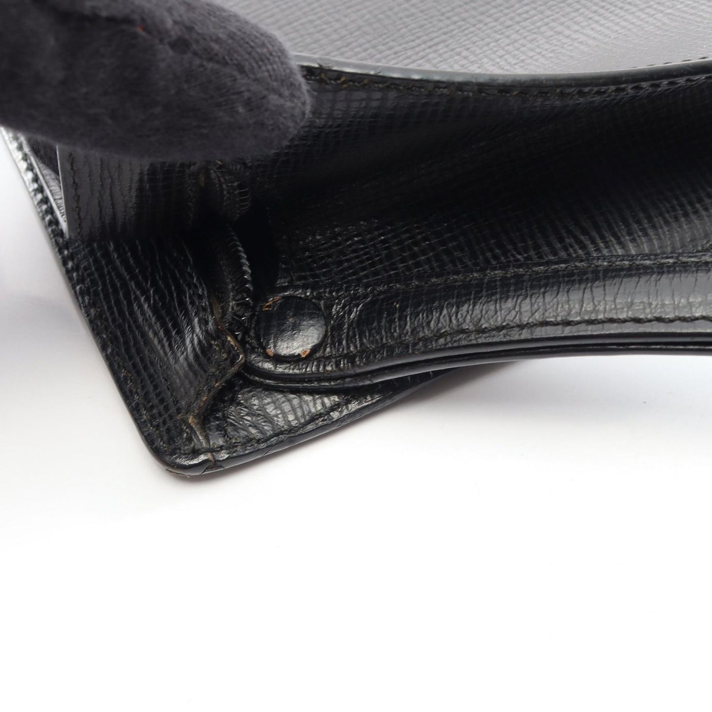 Loewe Clutch Anagram Black Leather — view 7