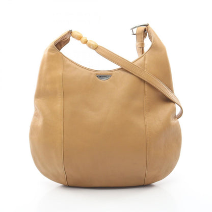 Dior Shoulder Bag Maris Pearl Beige Leather