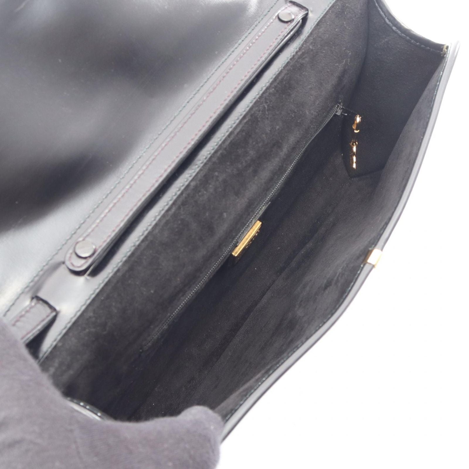 Gucci Shoulder Bag Interlocking 004 093 Black Leather — view 3