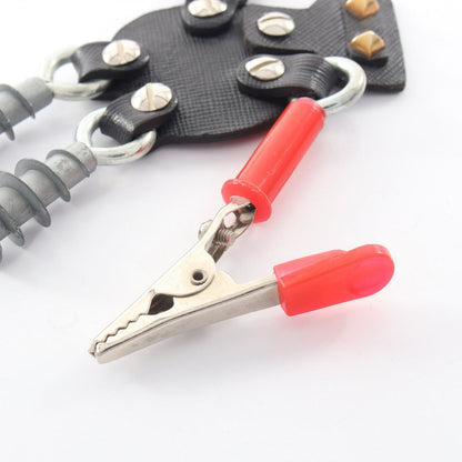 Prada Charm Robot Black Saffiano Leather Key Holder — view 4