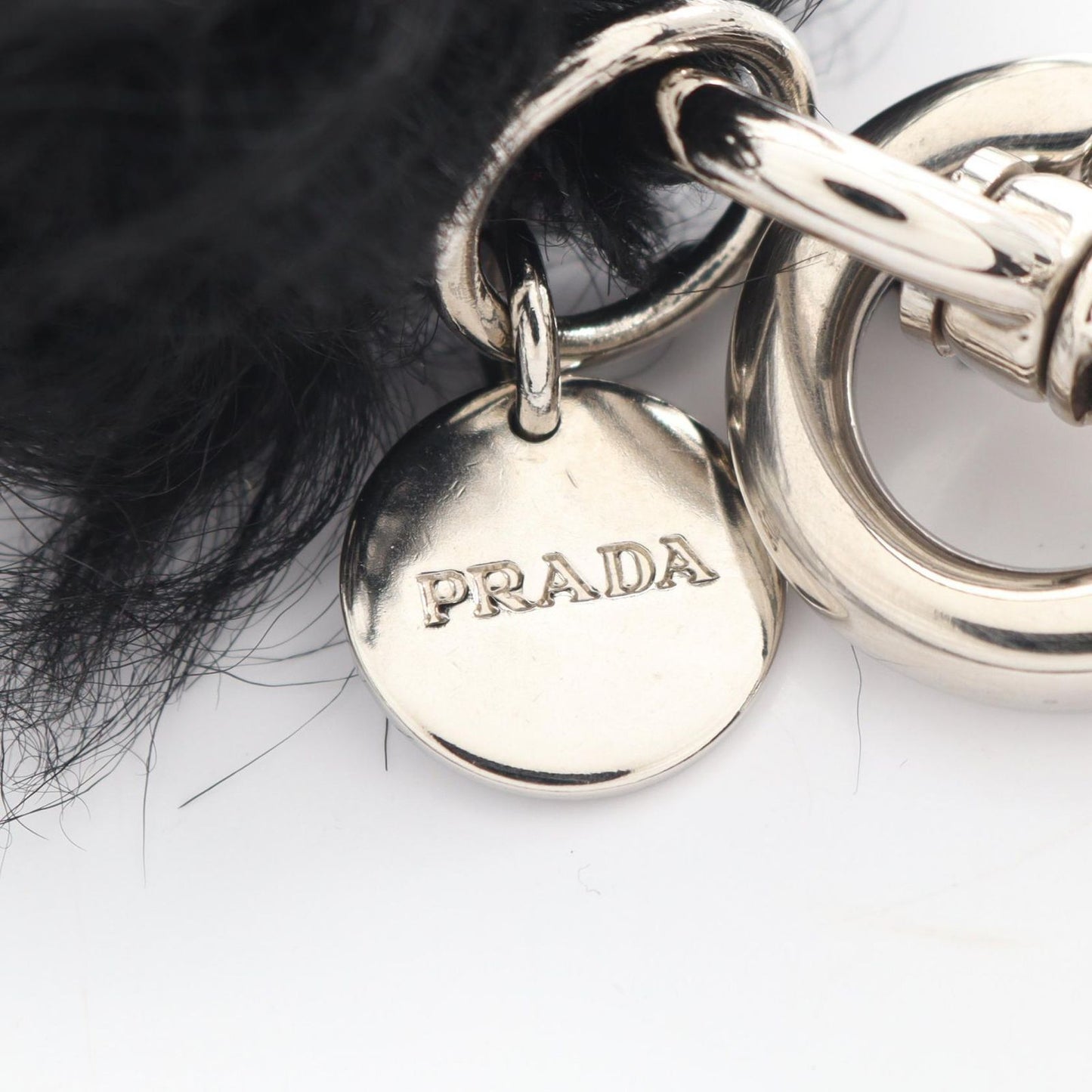 Prada Charm Rufus Black Key Holder — view 3