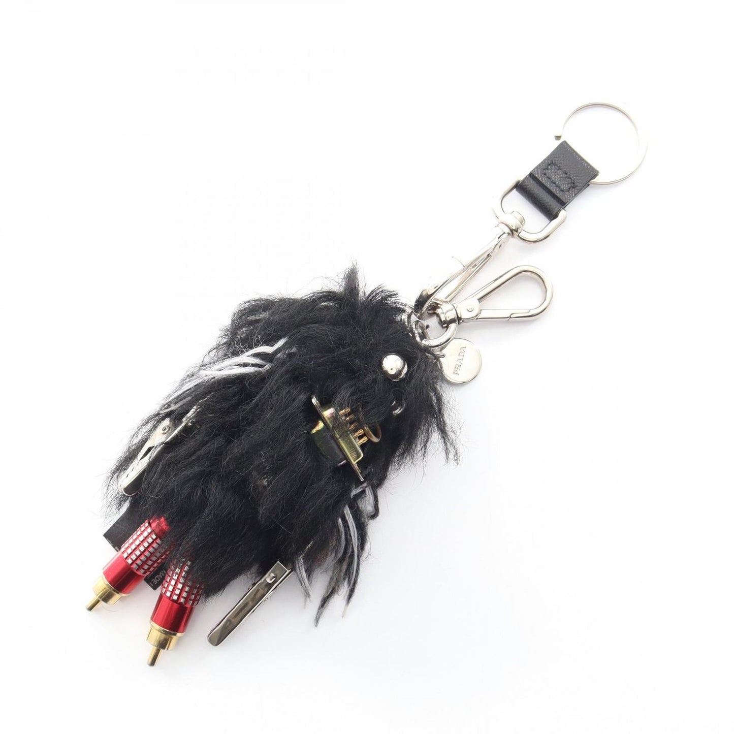 Prada Charm Rufus Black Key Holder